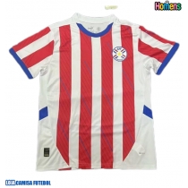 Camisa de Futebol Paraguai Equipamento Principal Copa America 2024 Manga Curta